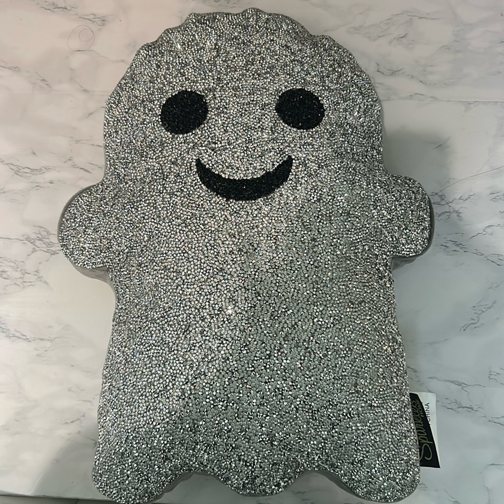 sparkles home diamond ghost pillow